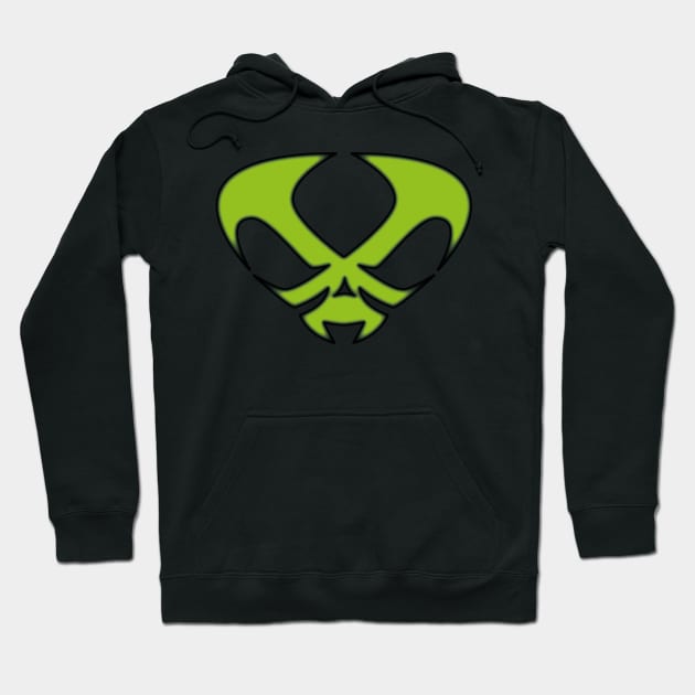 Alien Skull Logo Hoodie by Maxsomma